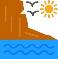 Cliff Vector Icon Design