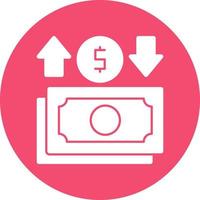 diseño de icono de vector de cambio de dinero