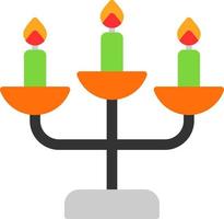 diseño de icono de vector de candelabro