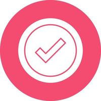 Checked Vector Icon Design