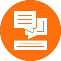 Dialog Vector Icon Design