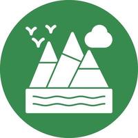 Mountains Vector Icon Design