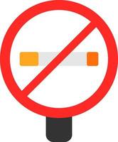 No Smoking Vector Icon Design