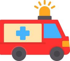 Ambulance Vector Icon Design