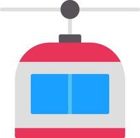 Chairlift Vector Icon Design