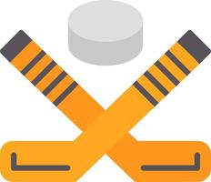 diseño de icono de vector de hockey sobre hielo