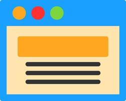 WEb Page Vector Icon Design