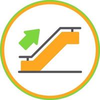 Escalator Vector Icon Design