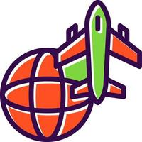 World Tour Vector Icon Design