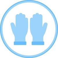 Hand Gloves Vector Icon Design