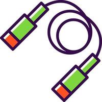Jumping Rope Vector Icon Design