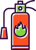 Fire Extinguisher Vector Icon Design