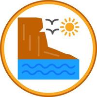 Cliff Vector Icon Design