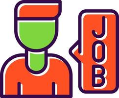 Job Vector Icon Design