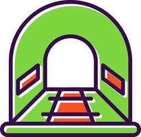 Tunnel Vector Icon Design