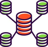 Database Vector Icon Design