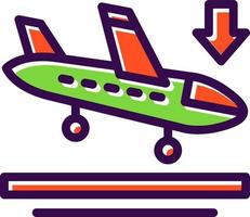 Landing Vector Icon Design