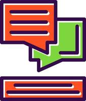 Dialog Vector Icon Design
