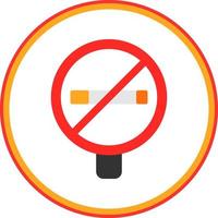 No Smoking Vector Icon Design