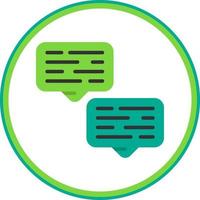 Conversation Vector Icon Design