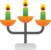 Candelabra Vector Icon Design