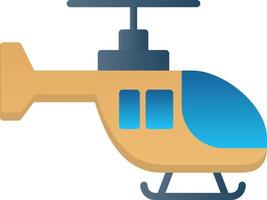 Helicopter Vector Icon Design