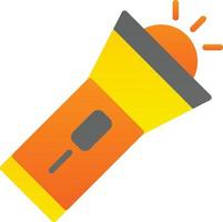 Flashlight Vector Icon Design