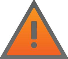 Exclamation Mark Vector Icon Design