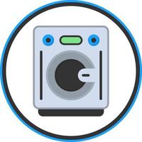 Washing Machine Vector Icon Design