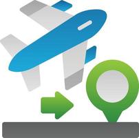 Domestic FLights Vector Icon Design