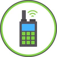 Walkie Talkie Vector Icon Design