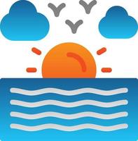 River Vector Icon Design