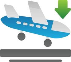 Landing Vector Icon Design