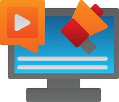 Social Marketing Vector Icon Design