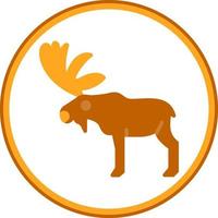 Moose Vector Icon Design