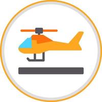 Helicopter Vector Icon Design