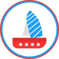 WIndsurf Vector Icon Design