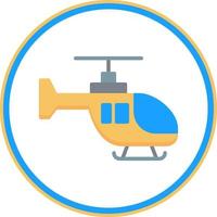 Helicopter Vector Icon Design