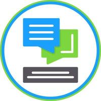 Dialog Vector Icon Design