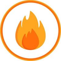 diseño de icono de vector de fuego