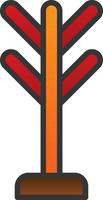 Coat Rack Vector Icon Design