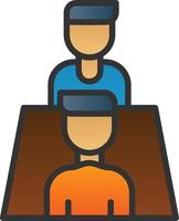 Interview Vector Icon Design