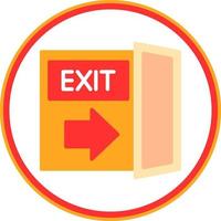 Exit Vector Icon Design