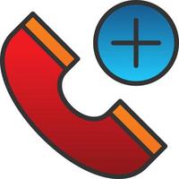 Emergency Cal Vector Icon Design
