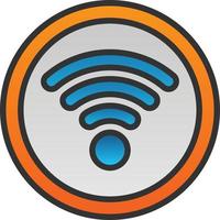 Wifi Signal Vector Icon Design