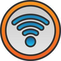 Wifi Signal Vector Icon Design