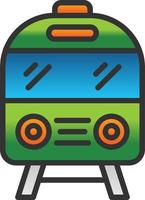 diseño de icono de vector de tren