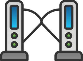 Turnstile Vector Icon Design