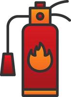 Fire Extinguisher Vector Icon Design