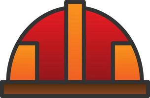 Helmet Vector Icon Design